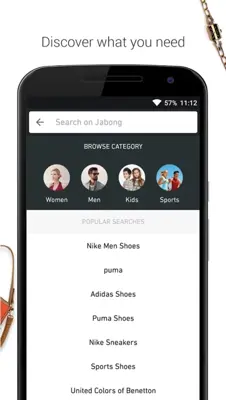 Jabong android App screenshot 2